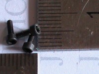 M1.6 Diameter Socket Head Cap Screws