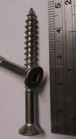 Quality image of grade 304 stainless steel squre drive screws.