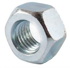 1 Inch UNC Hex Nut Zinc Plated