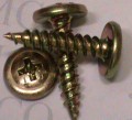 8-15x12mm Button Head Needle Point Screws Zinc Plated (Stitching Screws)