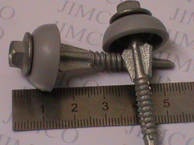 Image of self drilling screws for use with polycarbonate.
