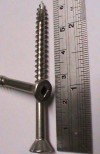 10Gx65mm Stainless Steel Square Drive Decking Screw per 100